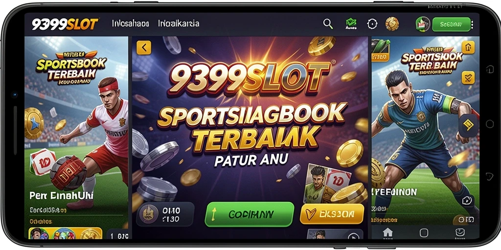 Tampilan gameplay 9399SLOT dengan antarmuka sportsbook yang menarik.