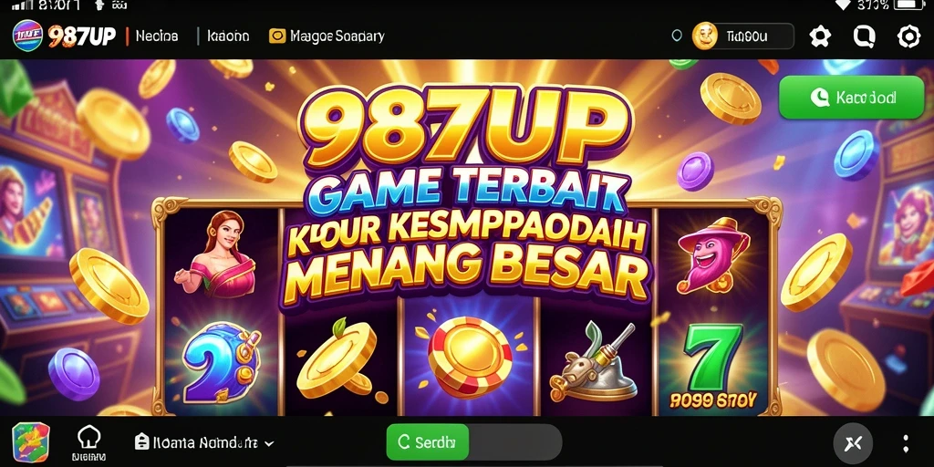 Tampilan gameplay Slot 987UP yang menarik dan mendebarkan.