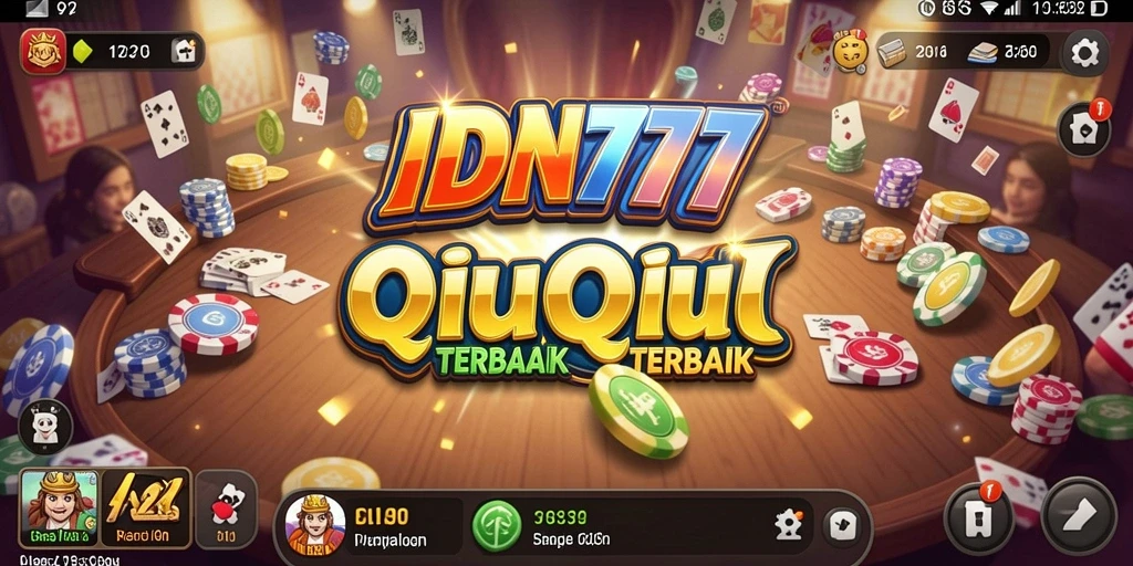 Screenshot IDN777 menampilkan gameplay QiuQiu yang menantang.