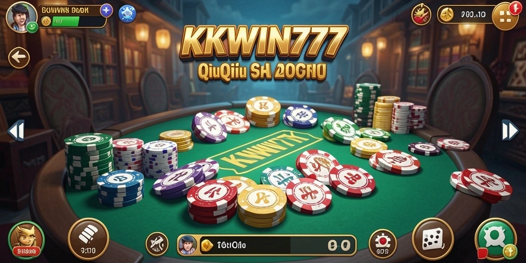 Screenshot gameplay QiuQiu di KKWIN777 yang seru.
