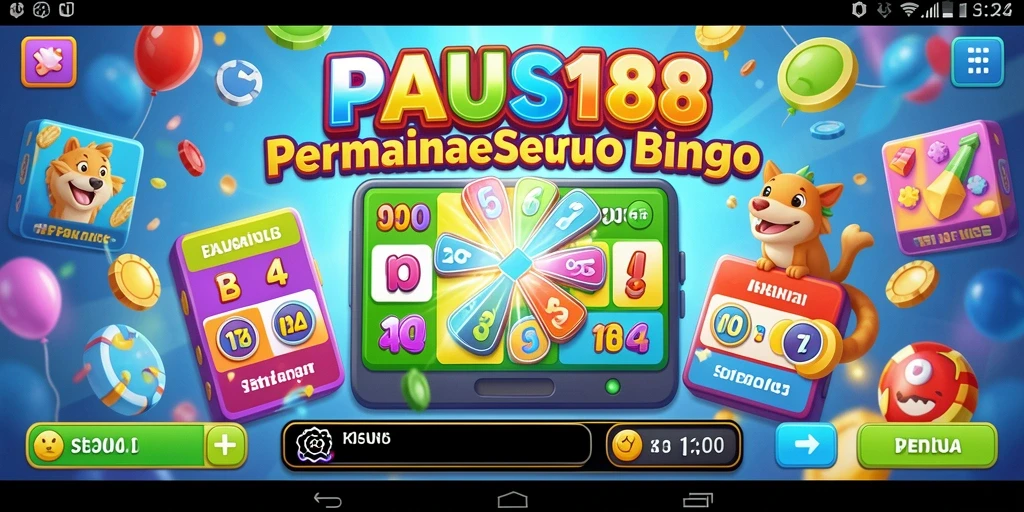 Tampilan gameplay seru dari PAUS188 dengan variasi Bingo.