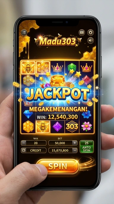 Screenshot yang menggambarkan fitur unggulan dari aplikasi di madu303.